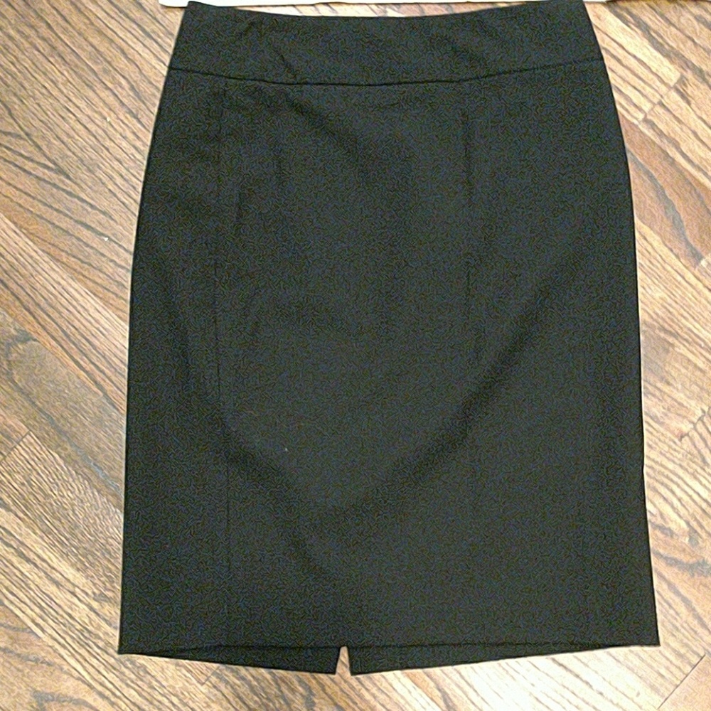Professional black pencil skirt